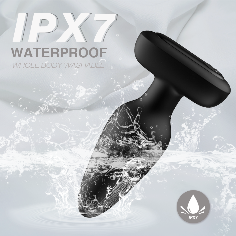 Dop Anal Zurel Remote Control 9 Moduri Vibratii Silicon USB Negru 12.2 cm Guilty Toys, #4, Erotic24.ro