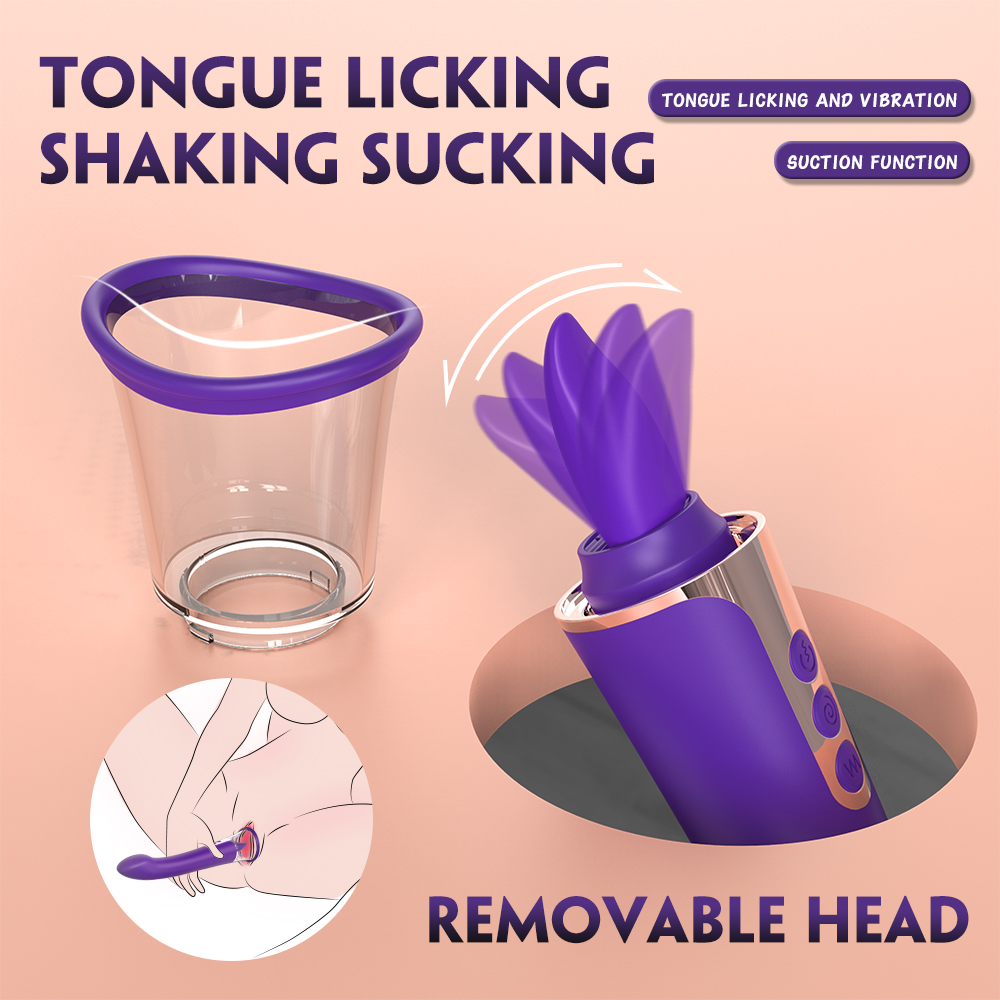 Stimulator Zeny Tripla Putere Pompa-Vibrator Clitoris-Vibrator Vaginal USB Silicon Mov 26.7 cm, Nr. 7, Erotic24.ro