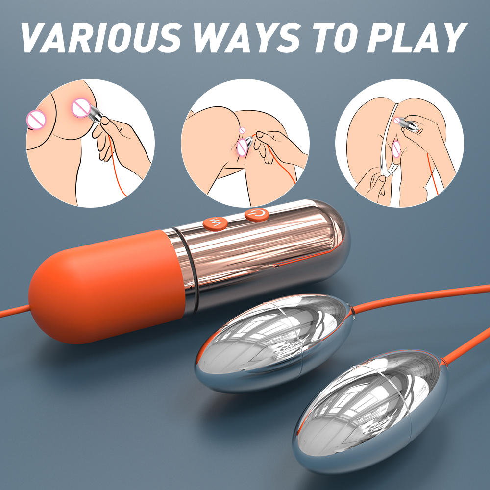 Oua Vibratoare Angie 9 Moduri Vibratii USB ABS/Silicon Portocaliu Passion Labs, Nr. 5, Erotic24.ro