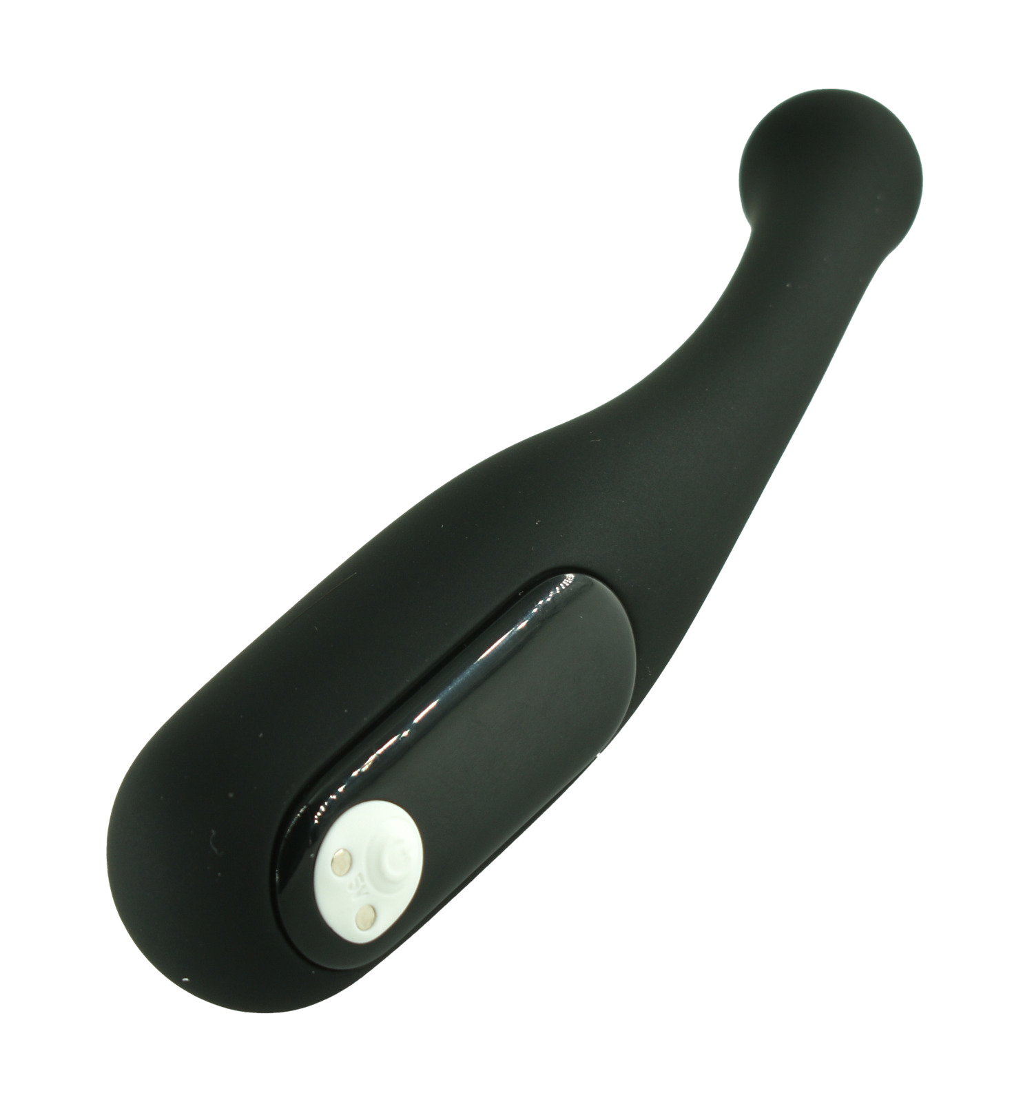 Stimulator Priko 9 Moduri Vibratii USB Silicon Negru 12.7 cm Passion Labs, #8, Erotic24.ro