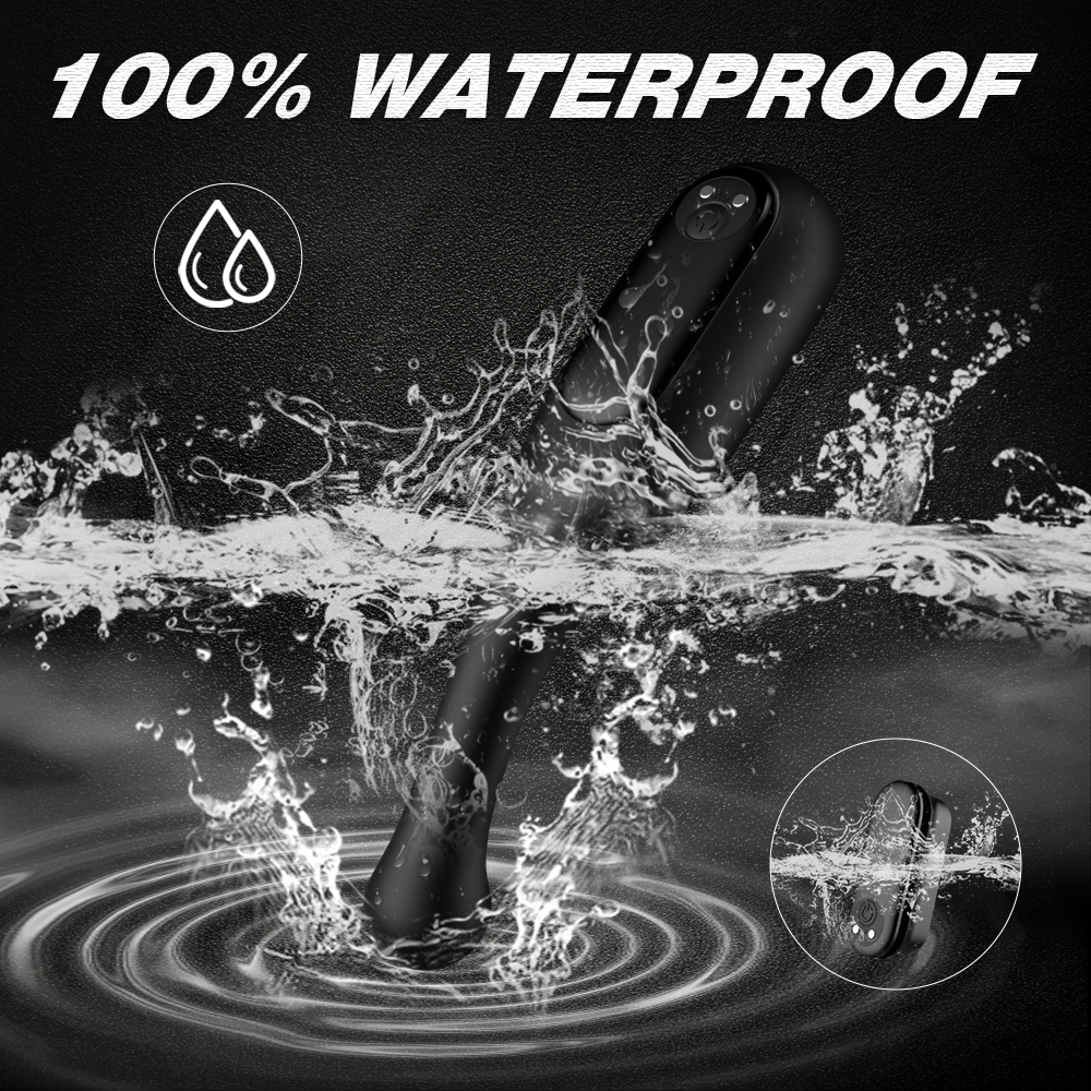 Stimulator Priko 9 Moduri Vibratii USB Silicon Negru 12.7 cm Passion Labs, #4, Erotic24.ro