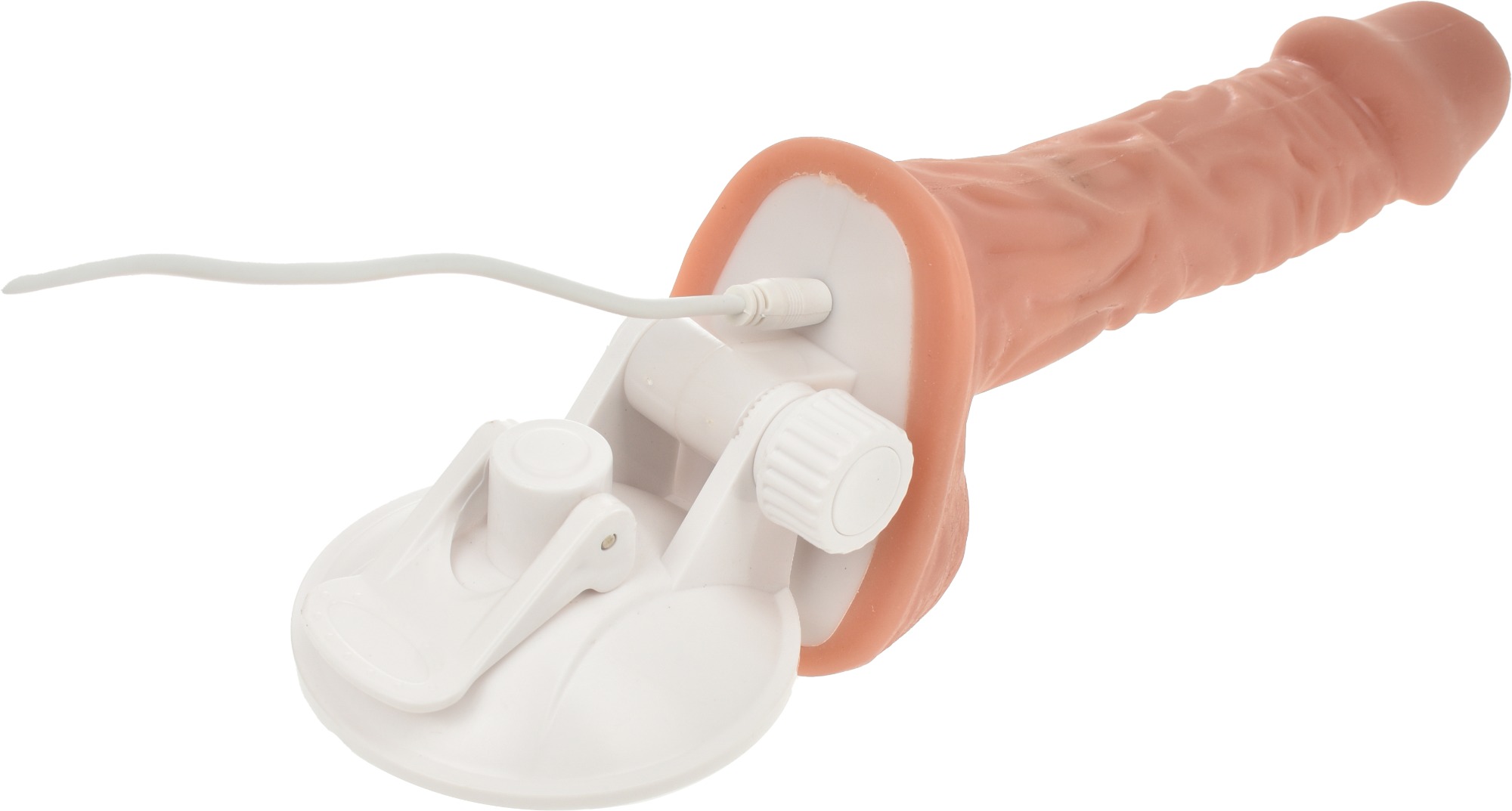 Vibrator Realist Warming Farer cu Ventuza Detasabila 10 Moduri Vibratii si Rotatii USB Natural 18 cm, #4, Erotic24.ro