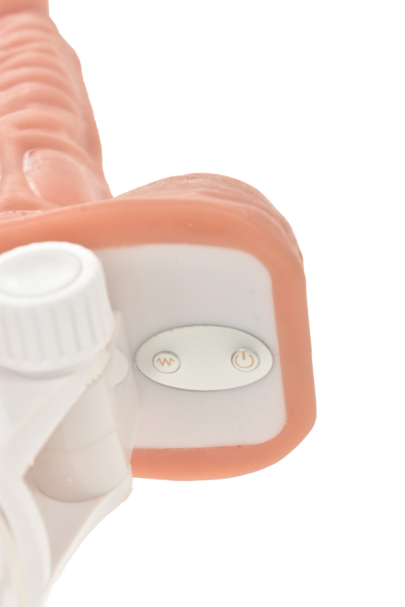 Vibrator Realist Warming Farer cu Ventuza Detasabila 10 Moduri Vibratii si Rotatii USB Natural 18 cm, #3, Erotic24.ro