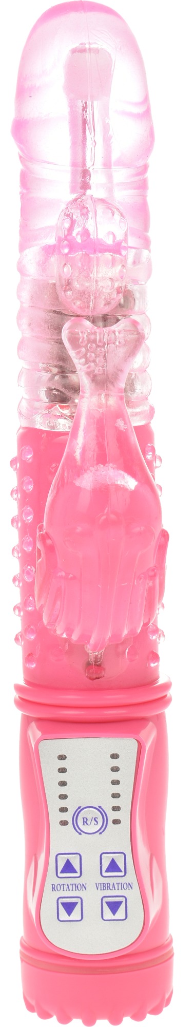 Vibrator Fishy 8 Moduri Rotatii+36 Moduri Vibratii Roz 23 cm Guilty Toys, #2, Erotic24.ro