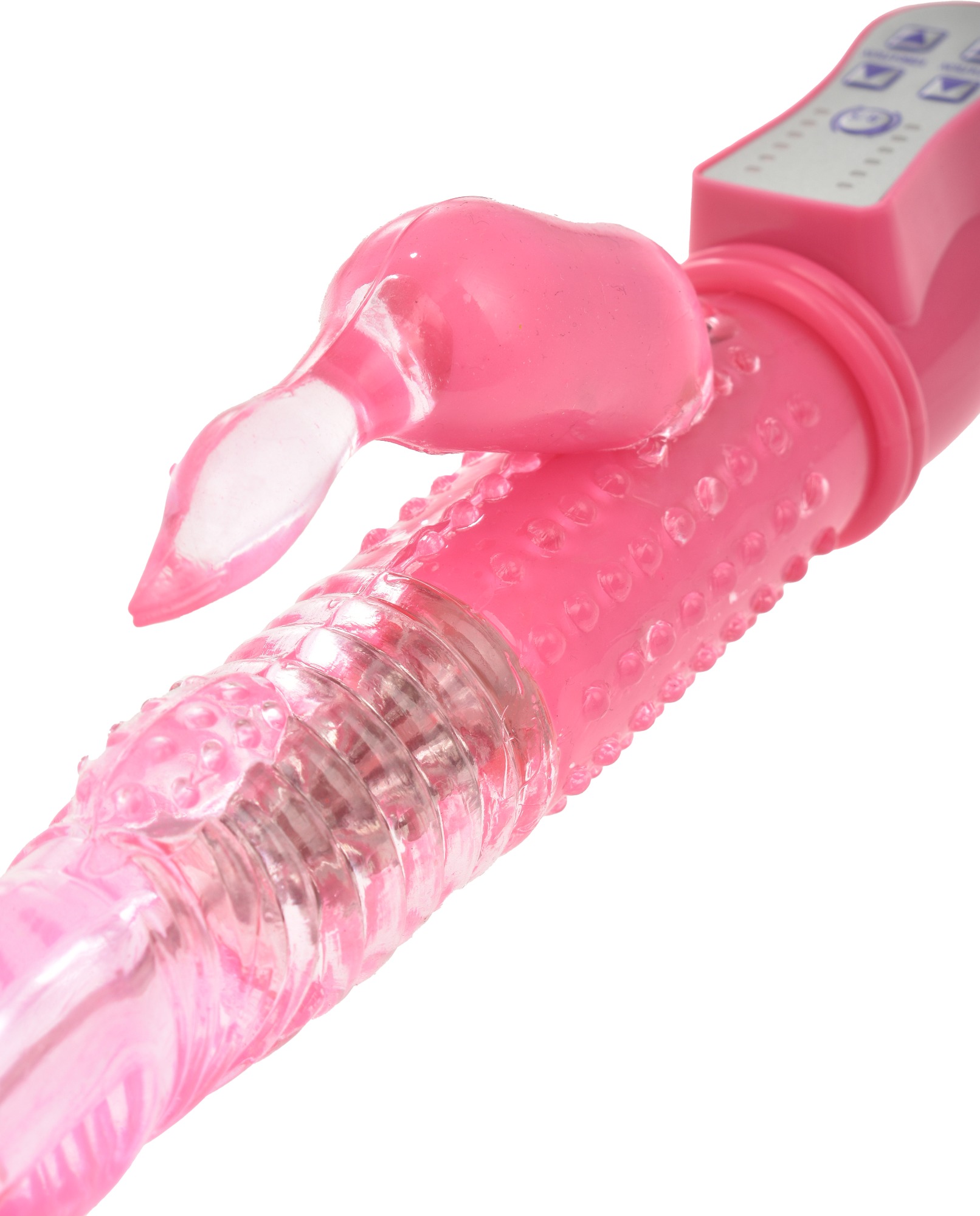 Vibrator Ducky 8 Moduri Rotatii+36 Moduri Vibratii Roz 22.5 cm Mokko Toys, #3, Erotic24.ro