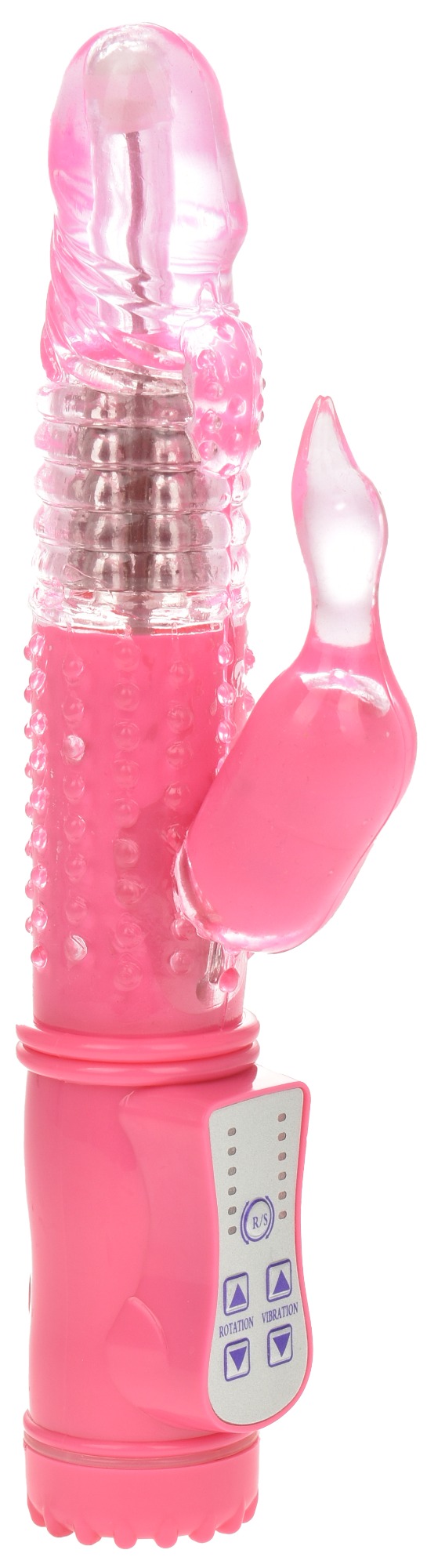 Vibrator Ducky 8 Moduri Rotatii+36 Moduri Vibratii Roz 22.5 cm Mokko Toys, #1, Erotic24.ro