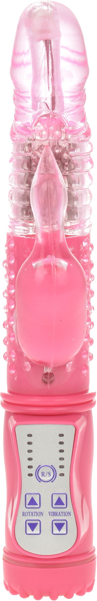 Vibrator Ducky 8 Moduri Rotatii+36 Moduri Vibratii Roz 22.5 cm Mokko Toys, #4, Erotic24.ro