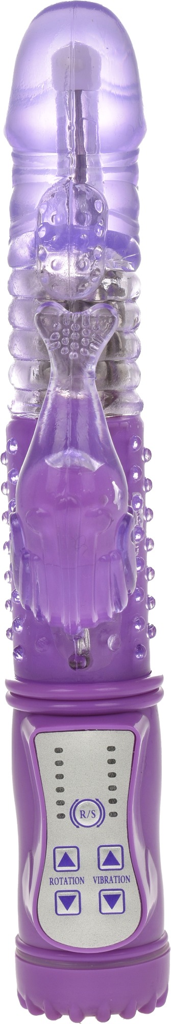 Vibrator Fishy 8 Moduri Rotatii+36 Moduri Vibratii Mov 23 cm Guilty Toys, Nr. 2, Erotic24.ro