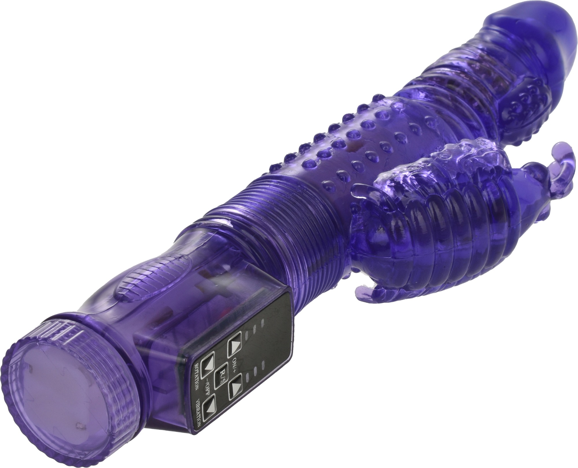 Vibrator Butterfly 10 Moduri Impingere+36 Moduri Vibratii Mov 25 cm Passion Labs, Nr. 4, Erotic24.ro