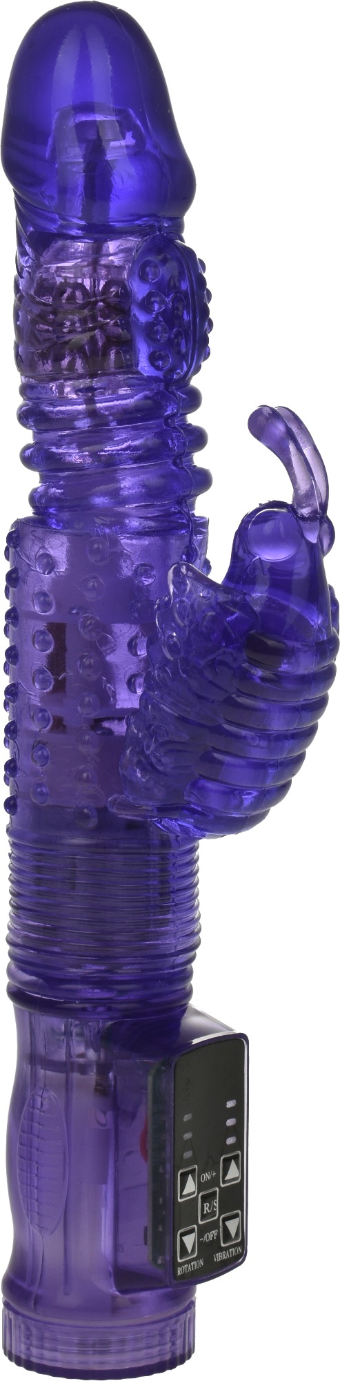 Vibrator Butterfly 10 Moduri Impingere+36 Moduri Vibratii Mov 25 cm Passion Labs, Nr. 1, Erotic24.ro