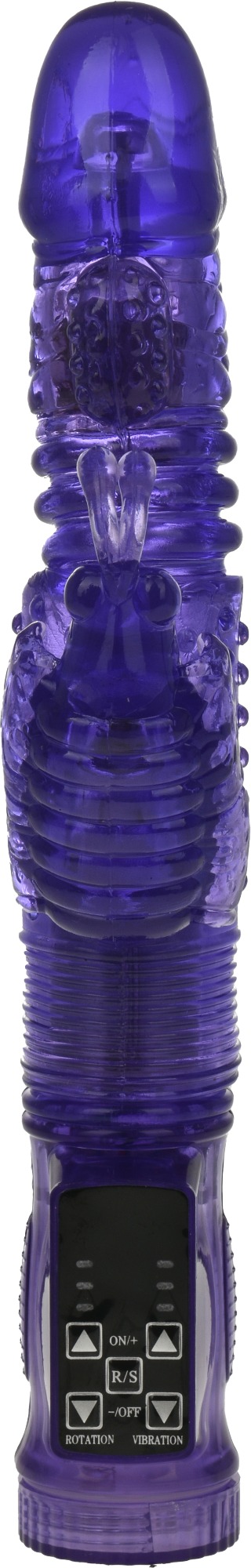 Vibrator Butterfly 10 Moduri Impingere+36 Moduri Vibratii Mov 25 cm Passion Labs, Nr. 2, Erotic24.ro