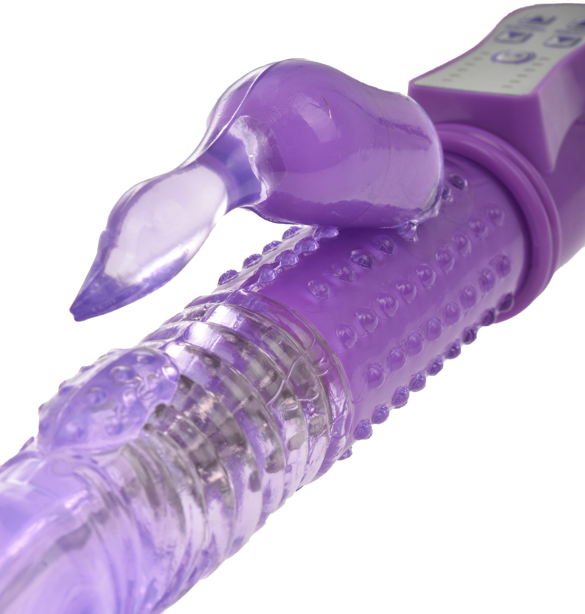 Vibrator Ducky 8 Moduri Rotatii+36 Moduri Vibratii Mov 22.5 cm Mokko Toys, #4, Erotic24.ro