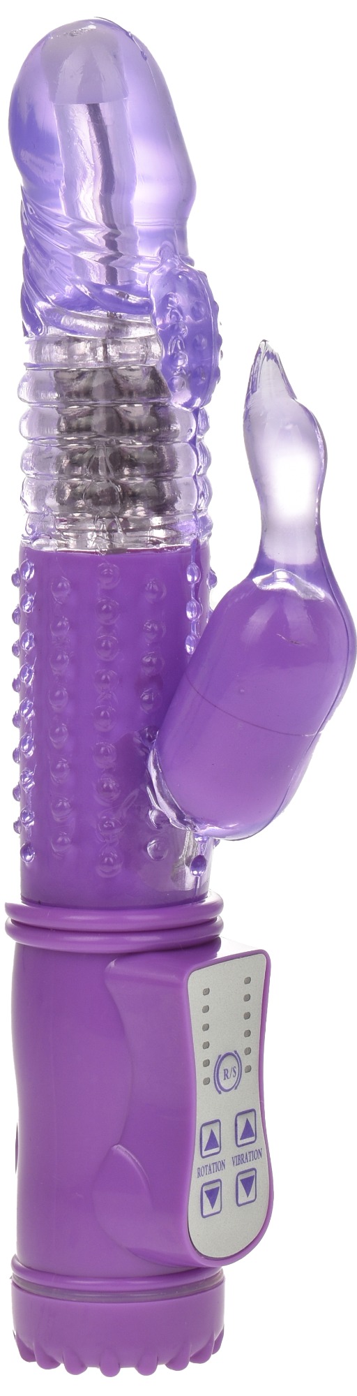 Vibrator Ducky 8 Moduri Rotatii+36 Moduri Vibratii Mov 22.5 cm Mokko Toys, #1, Erotic24.ro