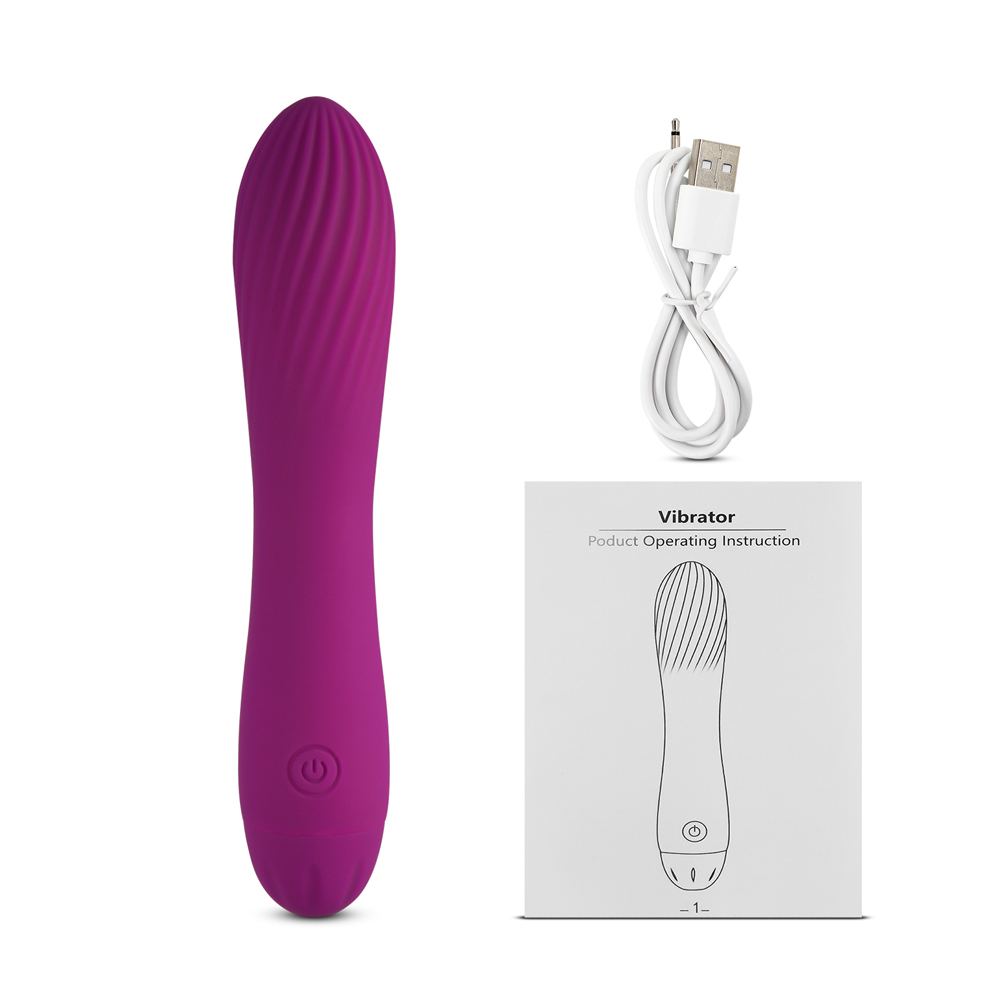 Vibrator Sara 10 Moduri Vibratii Silicon USB Mov 17.5 cm Guilty Toys, Nr. 5, Erotic24.ro