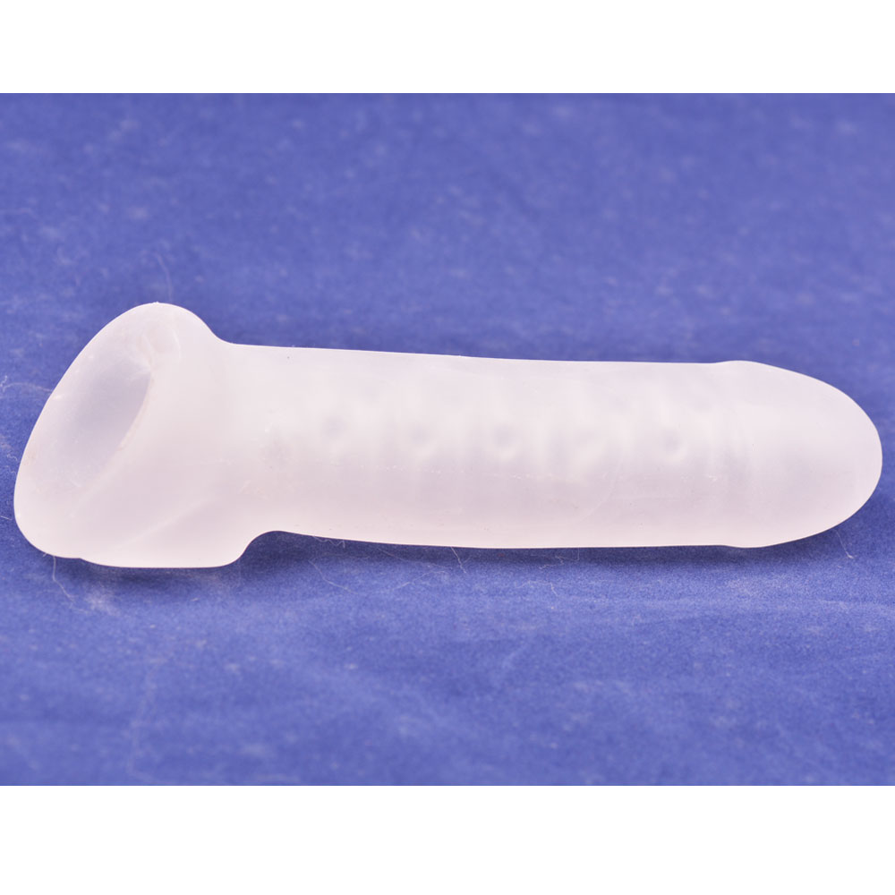 Prelungitor Penis TPE Extra Soft Alb Passion Labs, Nr. 3, Erotic24.ro