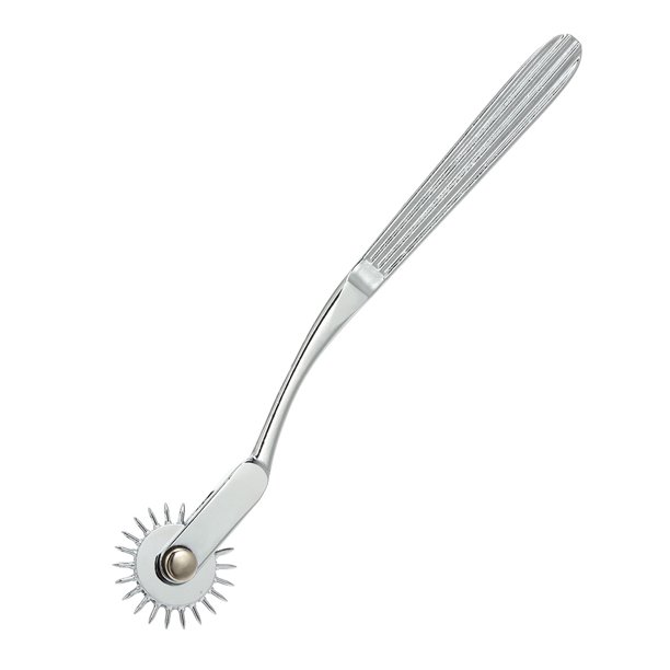 Stimulator Metal Spiky Wheel Argintiu 18.5 cm , #1, Erotic24.ro