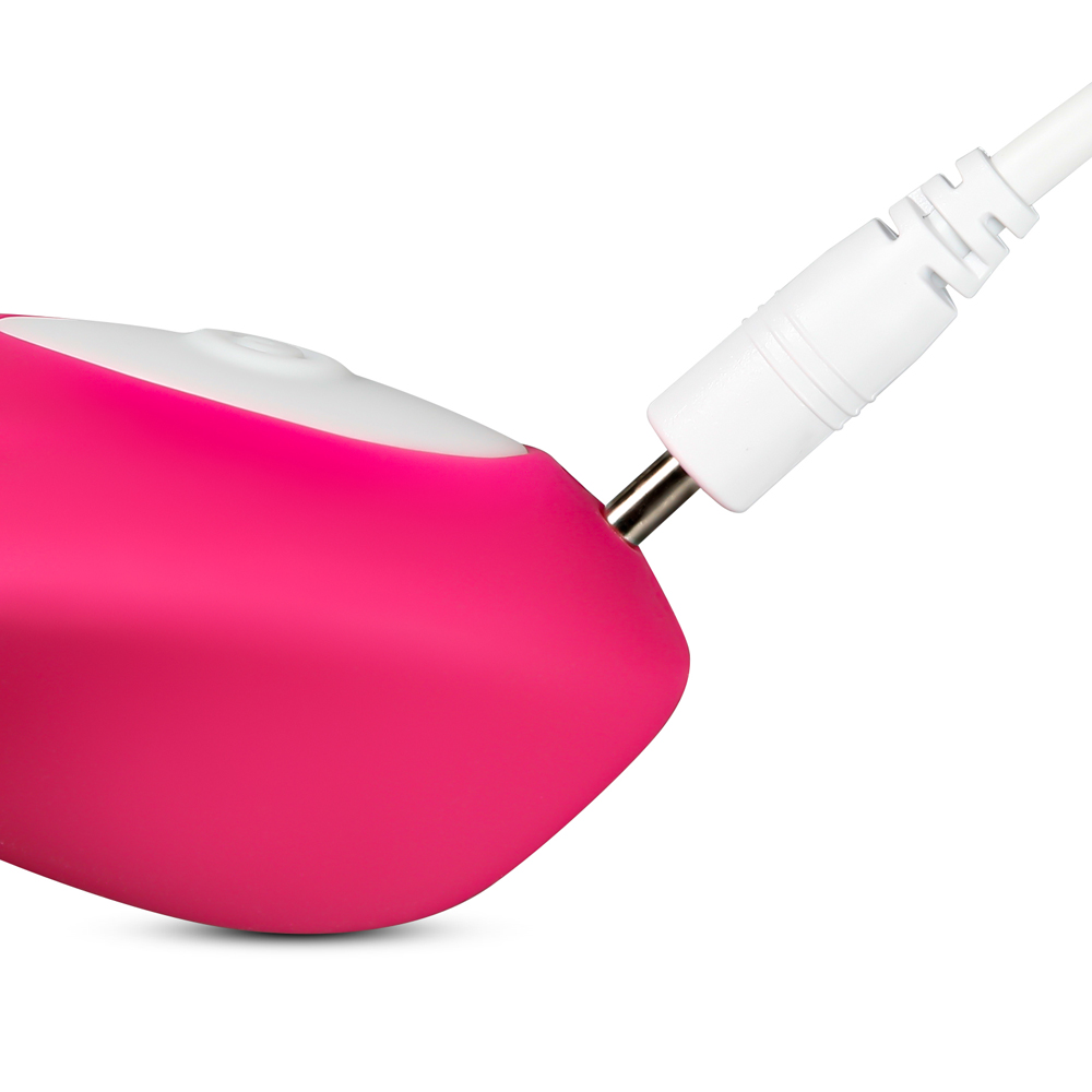 Vibrator Rabbit Benny 10 Moduri Vibratii Silicon USB Roz 20 cm Guilty Toys, #7, Erotic24.ro