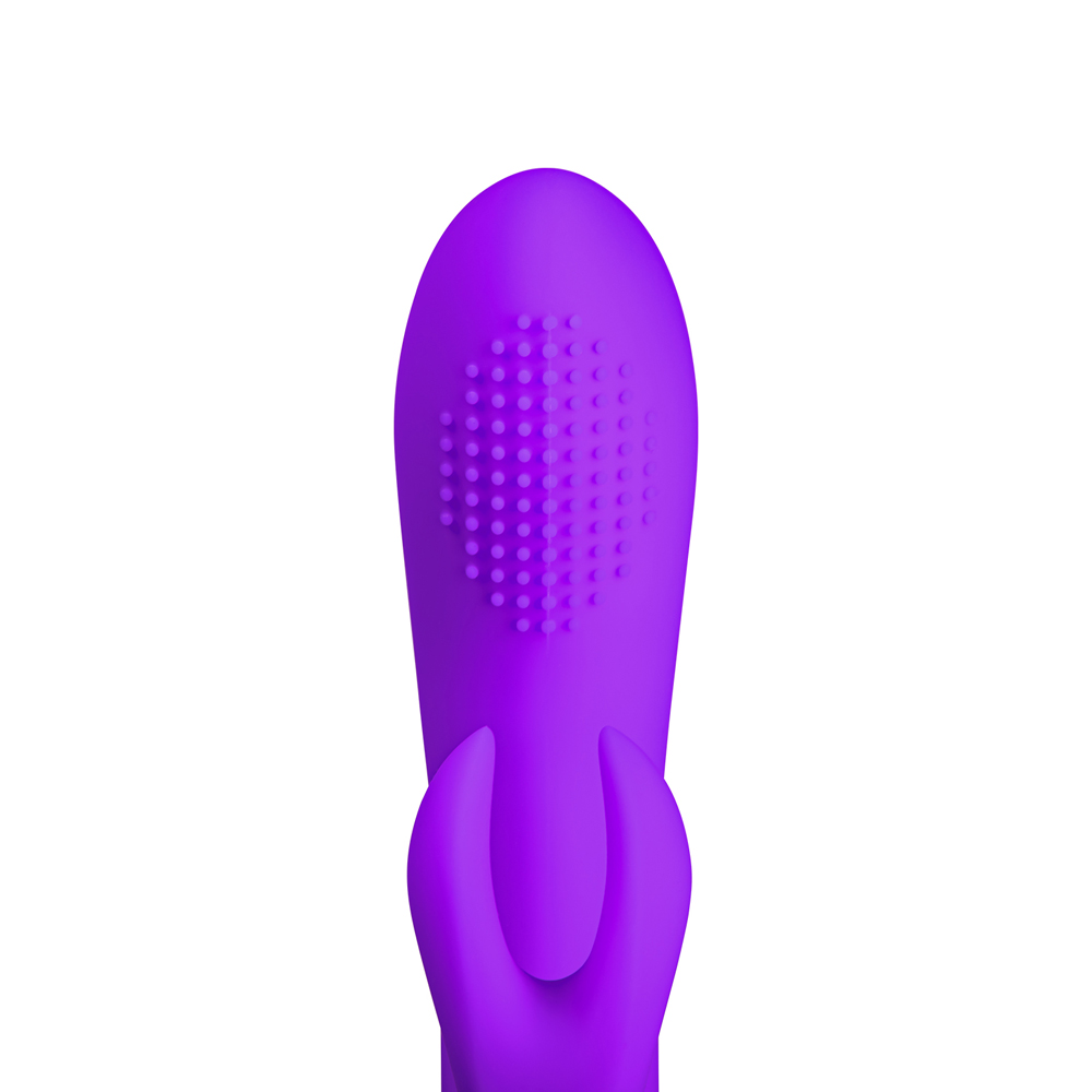 Vibrator Rabbit Benny 10 Moduri Vibratii Silicon USB Mov 20 cm Guilty Toys, #3, Erotic24.ro