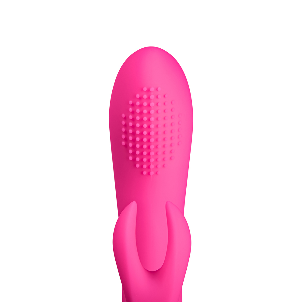 Vibrator Rabbit Benny 10 Moduri Vibratii Silicon USB Roz 20 cm Guilty Toys, #3, Erotic24.ro