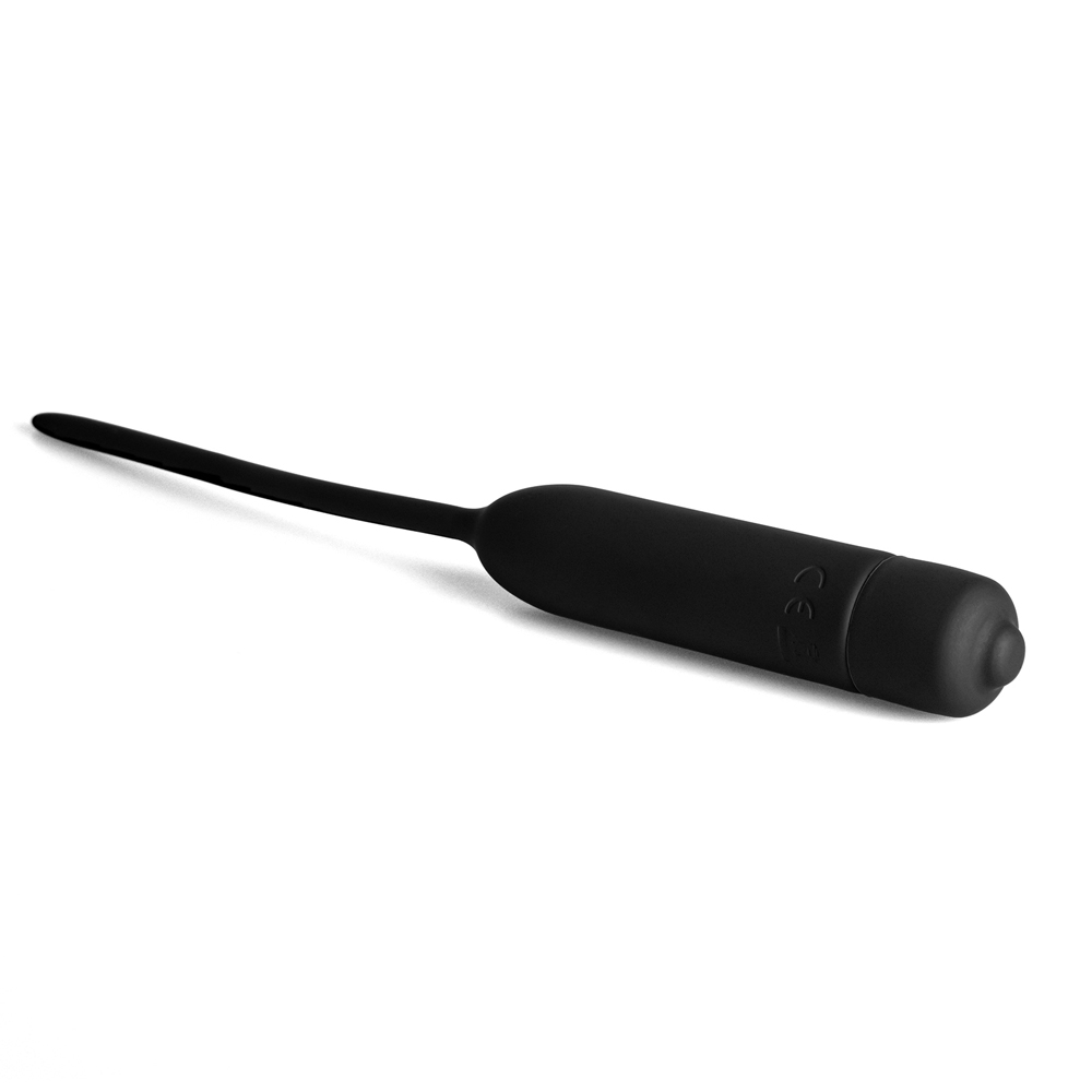 Sonda Penis 10 Moduri Vibratii Silicon Negru 21 cm Mokko Toys, #5, Erotic24.ro