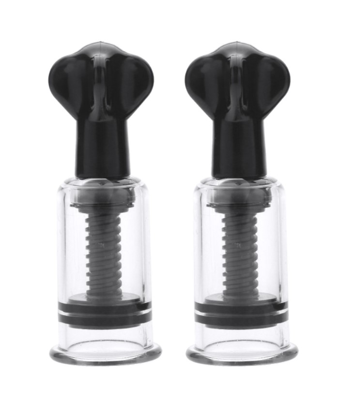 Set 2 Pompe Pentru Sfarcuri si Clitoris Medium Negru Mokko Toys, Nr. 1, Erotic24.ro