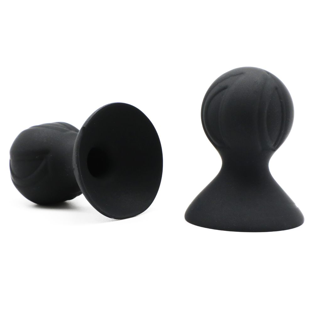 2 Pompe Pentru Sfarcuri Soft Silicon Negru Passion Labs, #2, Erotic24.ro