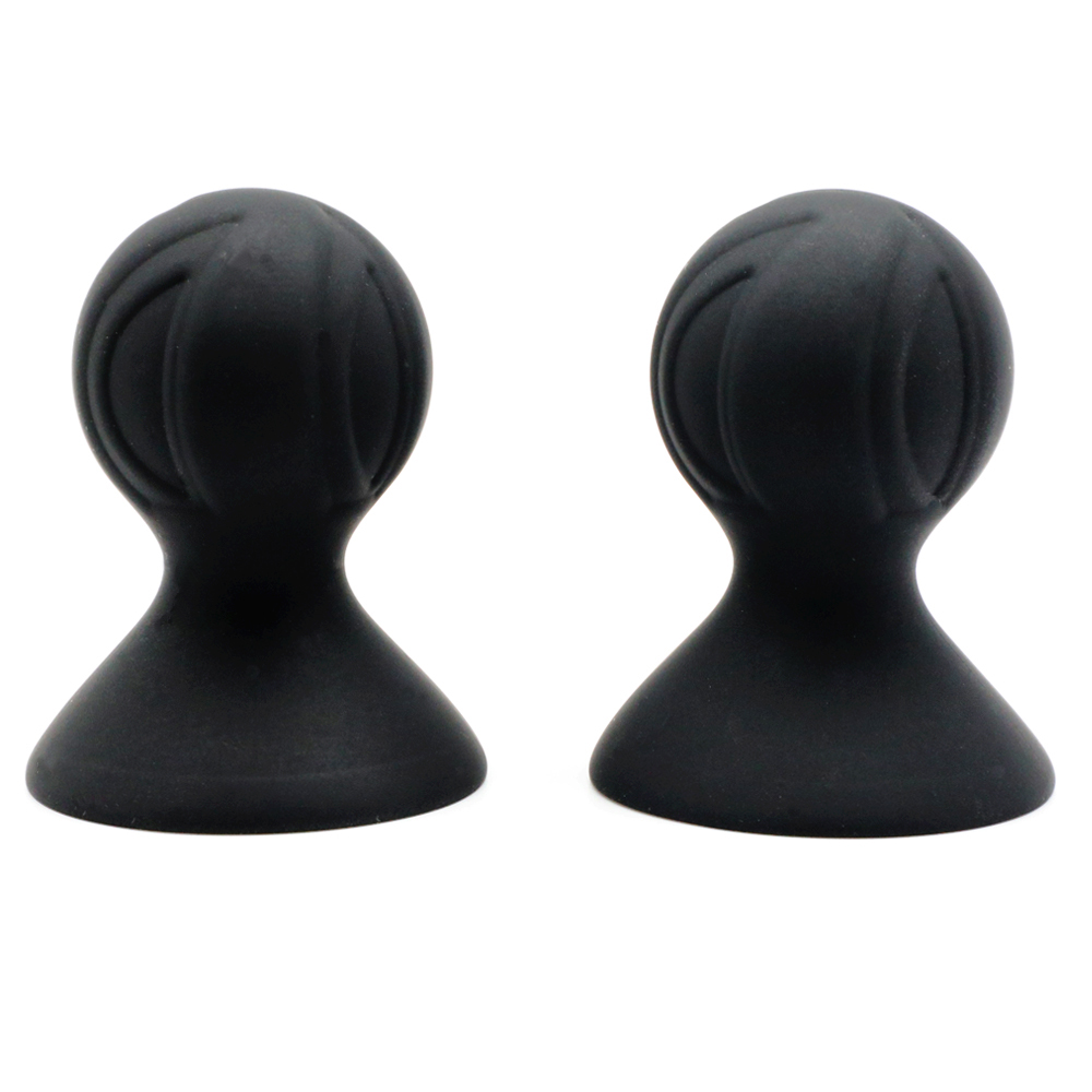 2 Pompe Pentru Sfarcuri Soft Silicon Negru Passion Labs, #1, Erotic24.ro
