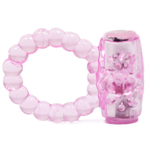 Inel de Penis cu Vibratii TPE Roz Mokko Toys, #2, Erotic24.ro