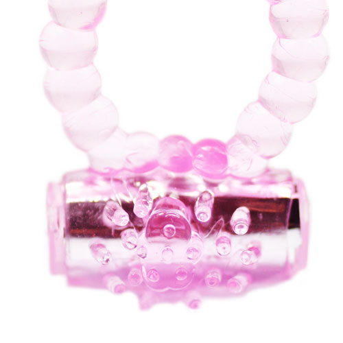 Inel de Penis cu Vibratii TPE Roz Mokko Toys, #3, Erotic24.ro