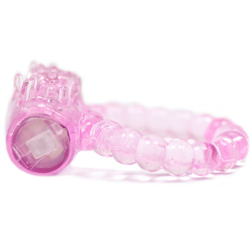 Inel de Penis cu Vibratii TPE Roz Mokko Toys, #4, Erotic24.ro