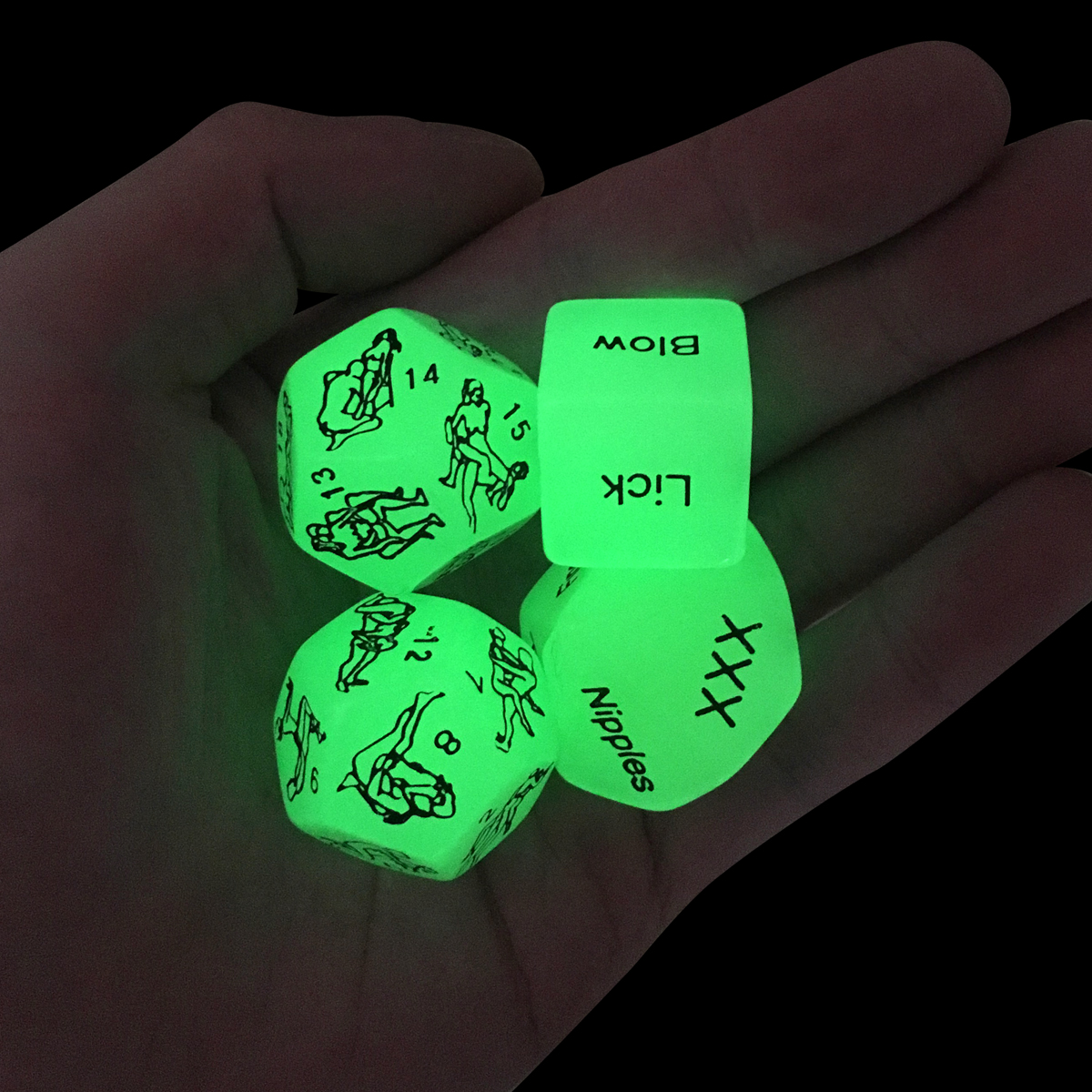 4 Zaruri Fosforescente pentru Jocuri Erotice, Nr. 5, Erotic24.ro