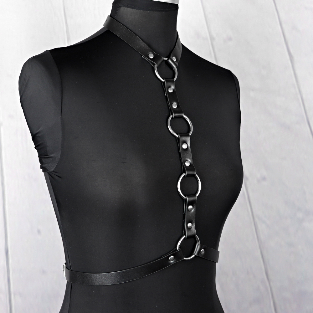 Sistem Harness Joy Piele Ecologica OS, #4, Erotic24.ro