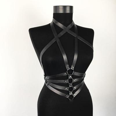 Sistem Harness Charming Piele Ecologica OS, Nr. 1, Erotic24.ro