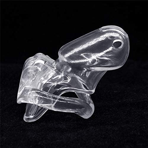Cusca de Castitate Cock Trainer Hard Plastic Transparent Passion Labs, #2, Erotic24.ro