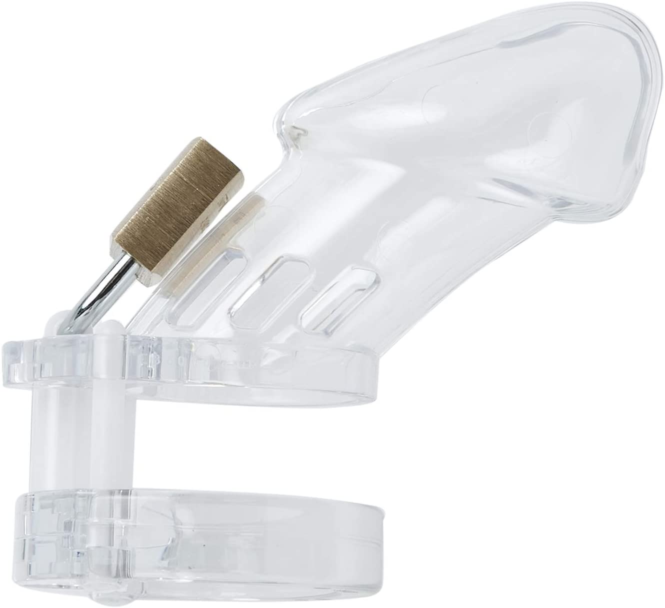 Cusca de Castitate Dixon Maximum Security Transparenta Guilty Toys, #2, Erotic24.ro