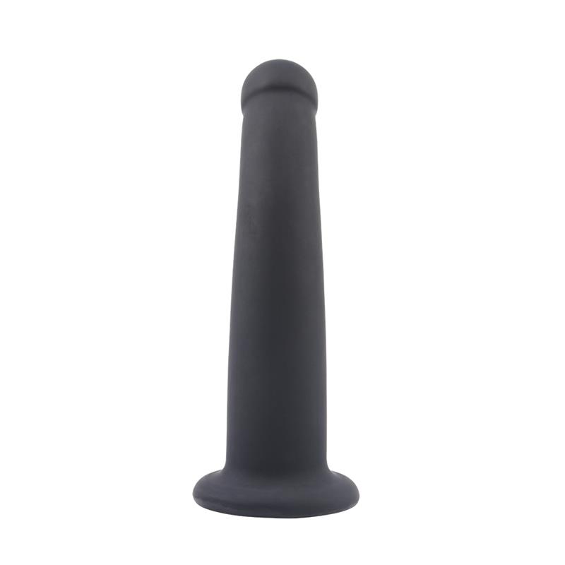 Strap On Dildo Curved Silicon Negru 13.5 cm Guilty Toys, #4, Erotic24.ro