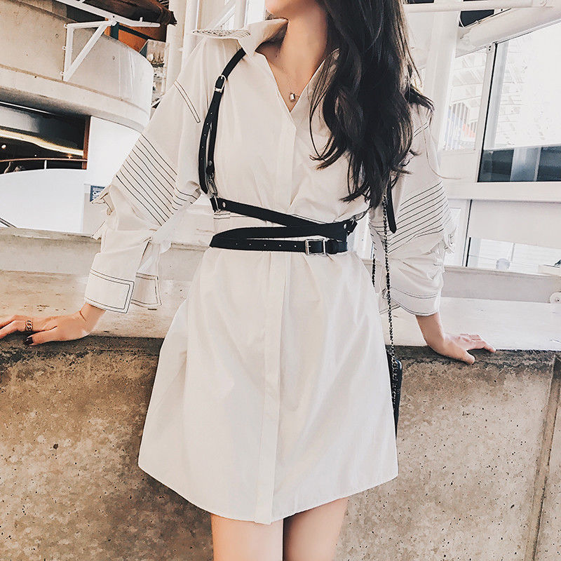 Sistem Harness Waist Roll Piele Ecologica OS, #1, Erotic24.ro