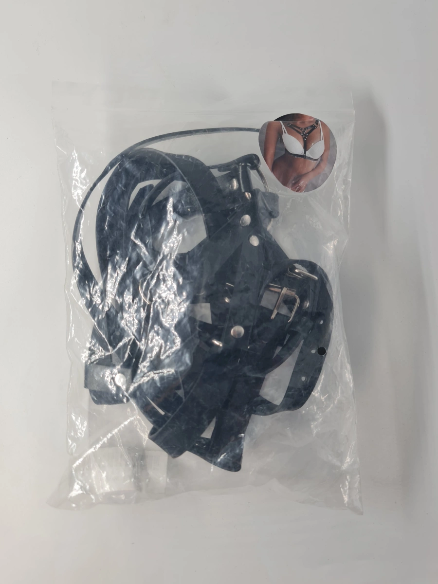 Sistem Harness Bella Piele Ecologica OS, #5, Erotic24.ro