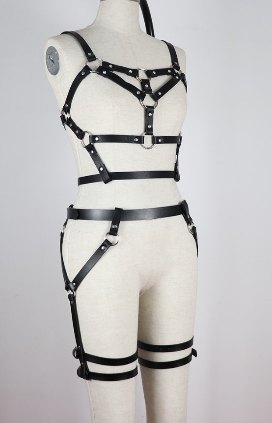 Set Harness Wiched Piele Ecologica OS, #5, Erotic24.ro