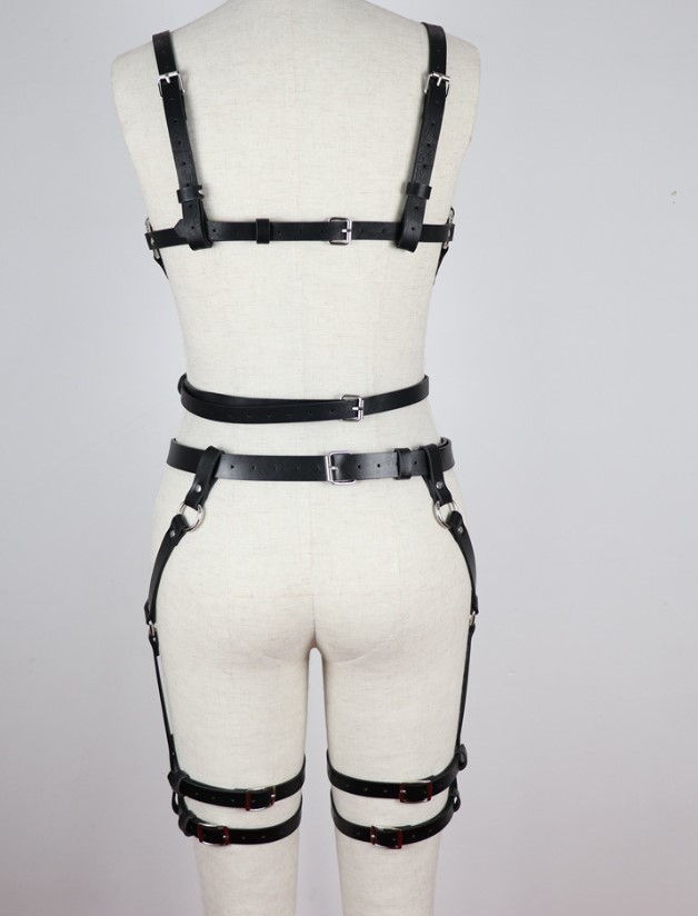 Set Harness Wiched Piele Ecologica OS, #6, Erotic24.ro