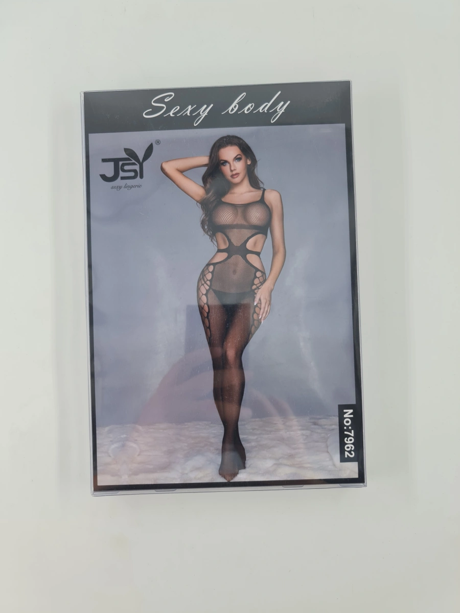 Bodystocking Venus Elastic Negru OS, #4, Erotic24.ro