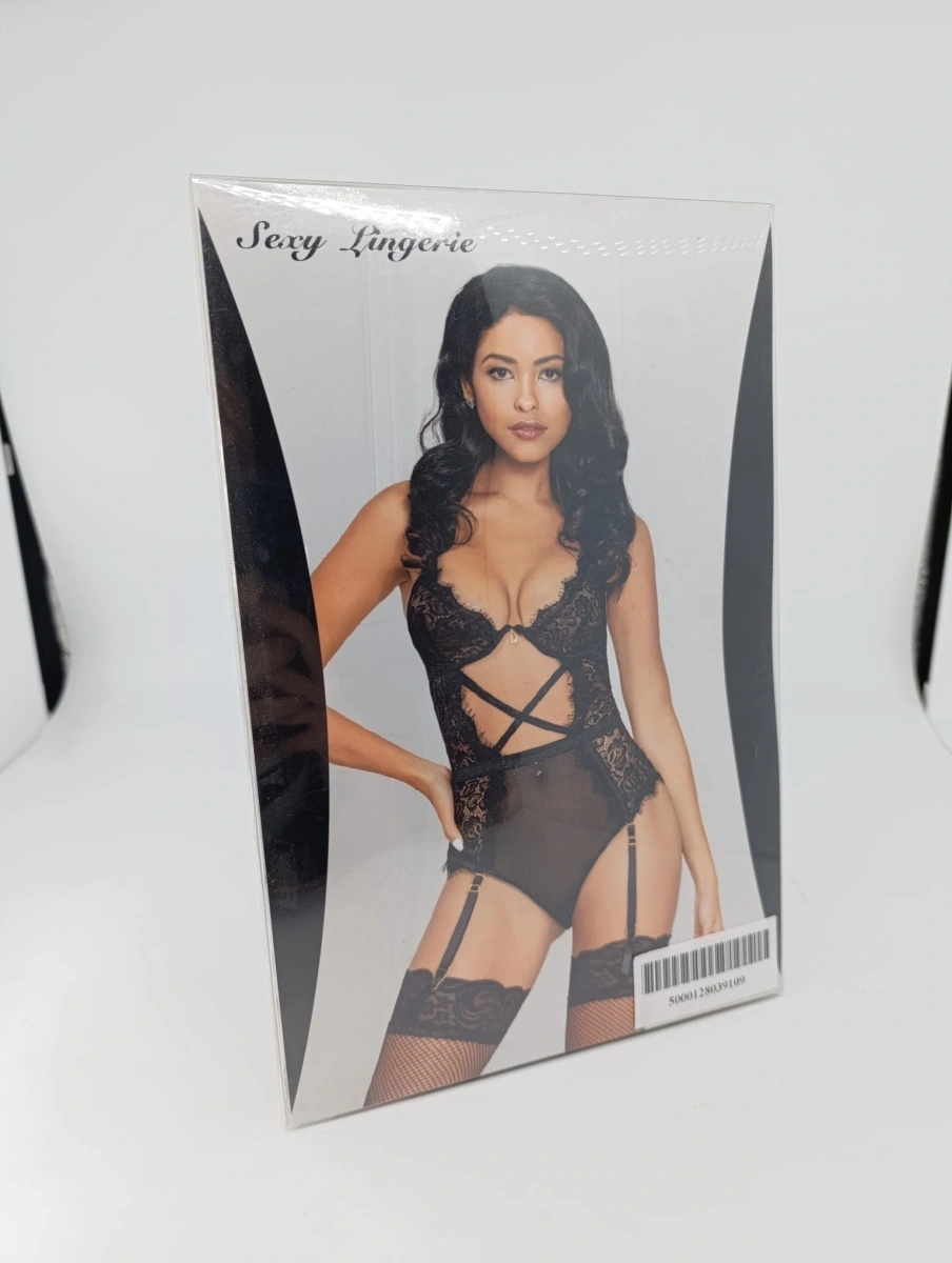 Set Lenjerie Super Hot Negru L, #2, Erotic24.ro