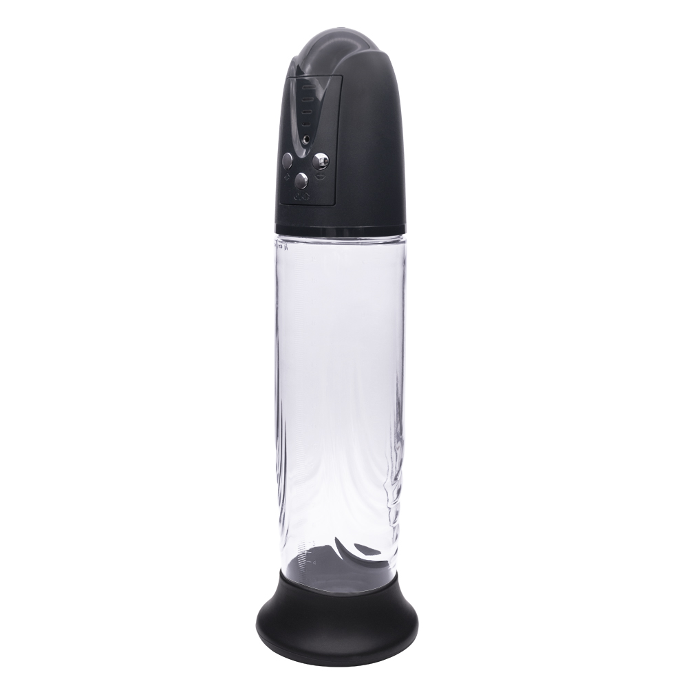 Pompa Electrica Suck Vacuum Penis Pump, 8 Moduri Suctiune, USB, Transparent, #10, Erotic24.ro