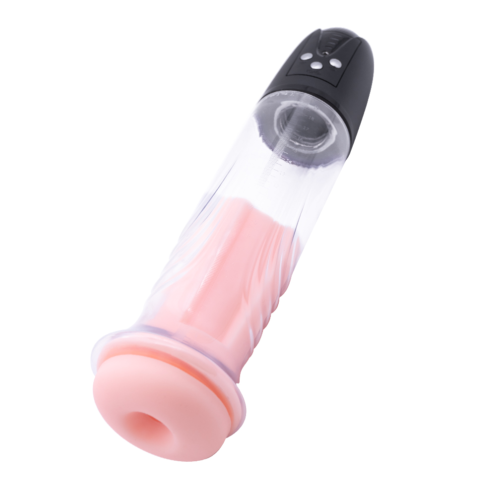 Pompa Electrica Suck Vacuum Penis Pump, 8 Moduri Suctiune, USB, Transparent, #2, Erotic24.ro