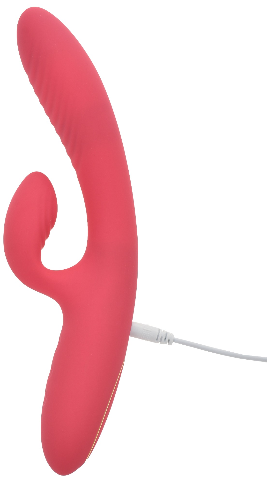 Vibrator Iepuras Ariel, 10 Moduri Vibratii, 3 Intensitati Viteza, Functie Incalzire, Silicon, USB,Roz, 23.5 cm, Mokko Toys, Velvet Obsession, #6, Erotic24.ro