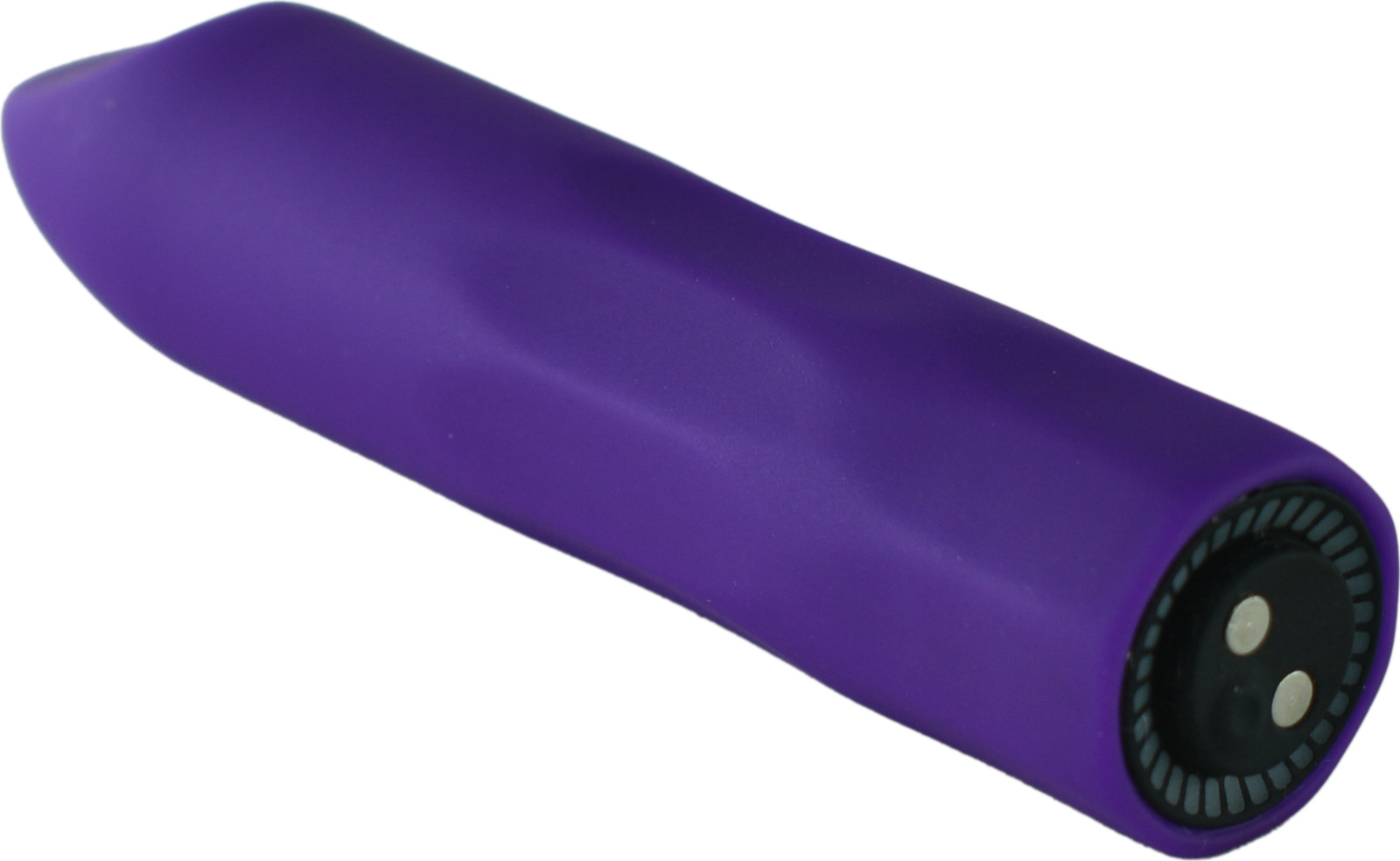 Vibrator Glont Aslan, 10 Moduri Vibratii Puternice, Silicon, USB Magnetic, Mov, 8.5 cm Mokko Toys, #1, Erotic24.ro