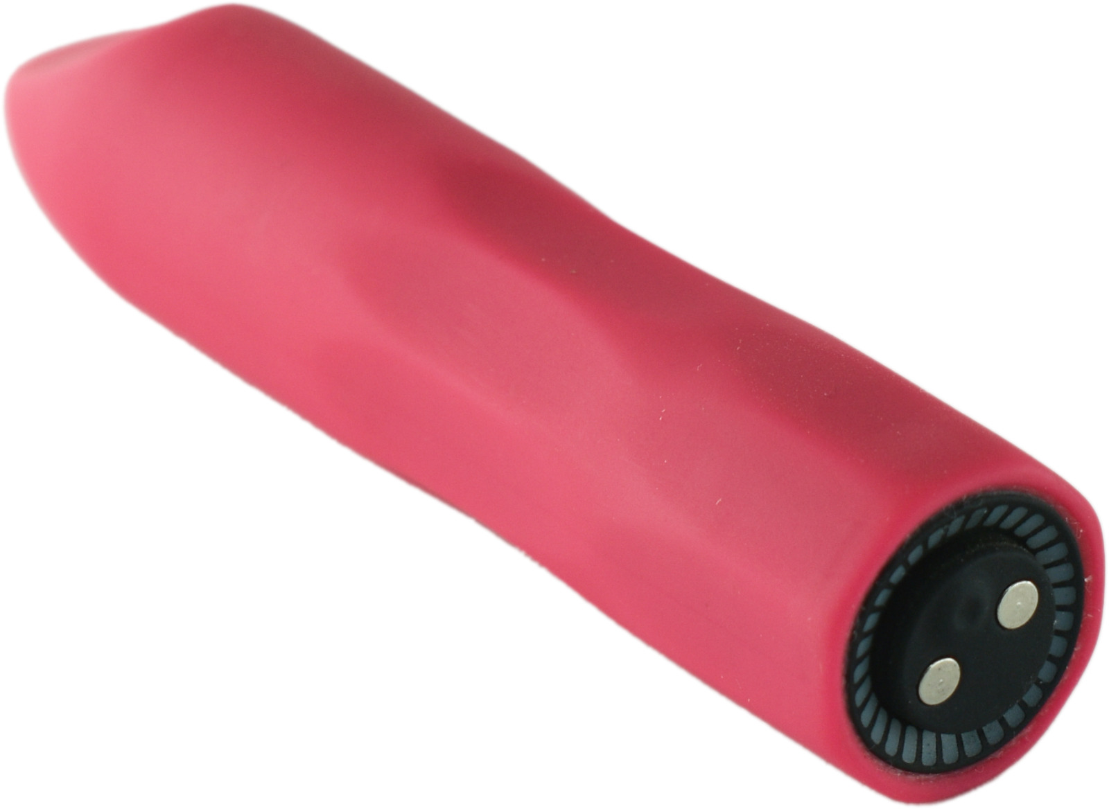 Vibrator Glont Aslan, 10 Moduri Vibratii Puternice, Silicon, USB Magnetic, Rosu, 8.5 cm Mokko Toys, #1, Erotic24.ro