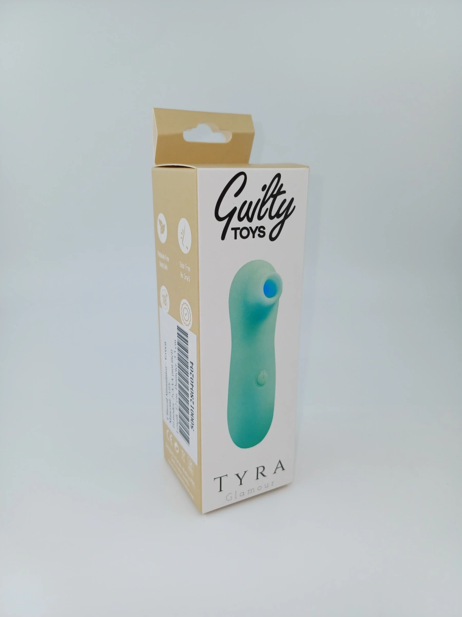 Stimulator Clitoridian Tyra 10 Viteze, Verde, Guilty Toys, #2, Erotic24.ro