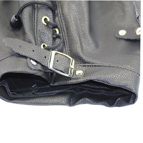 Masca Completa cu Calus cu Bila, Piele Ecologica, Passion Labs, #5, Erotic24.ro