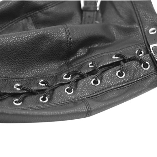 Masca Completa cu Calus cu Bila, Piele Ecologica, Passion Labs, #2, Erotic24.ro